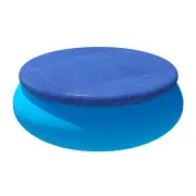 Aqua Buddy Pool Cover Fit 2.44m Round Above-ground Ring Swimming Pool Blanket Blue