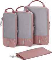 Compression Packing Cubes for Suitcases, BAGSMART 6 Set/4 Set/2 Set Travel Essentials for Travel Organizer Cubes, Lightweight Luggage Suitcase Organizer Bags, Packing Organizers as Travel Accessories