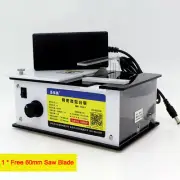 DC24V Mini Table Saw Blade DIY Woodworking Bench Saw Cutting Machine 8000rpm