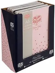 Spirax Platinum Edition A5 Notebook, Pink Pastel