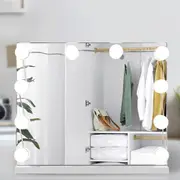 Hollywood Style LED Makeup Vanity Mirror Lights Kit with Dimmable 14 Bulbs