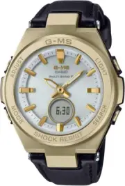 New CASIO Baby-G Watch G-MS Radio Solar MSG-W200RL-1AJF Women's Black from Japan