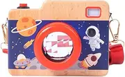 VICASKY Simulated Camera Wooden Camera Models Sensory Camera Playthings Funny Kaleidoscope Camera Kaleidoscope Toys for Boys Decor Boys Toys Miniature Polygonal Mirror to Rotate