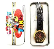 New ARMITRON TAZ Tasmanian Devil Mens Watch with Case NEW BATTERY Looney Tunes