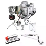 125cc Electric Start Engine Motor Muffler Pipe for Go Kart Quad ATV TRX90X Buggy