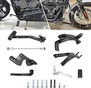 FIASRAC Forward Controls Pegs Levers Linkages Fit for Harley Davidson Softail Street Bob Low Rider FXBB FXLR FXLRS FXST 2018-2023
