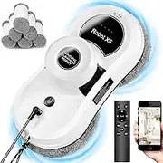 Sophinique X5 Smart Window Vacuum Cleaner, Glass Cleaning Robotic with APP & Remote, Intelligent Automatic Indoor/Outdoor Window Cleaner (White)