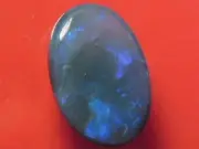 Gorgeous Nice Rolling Colour Pattern Natural Solid Black Crystal Opal 4.93 carat