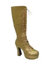 Vintage , Never Worn , Glam Rock Platform Boots , UK 3