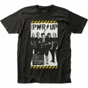 AC/DC PWR Up Poster T Shirt Mens Licensed Rock N Roll Music Band Classic Black
