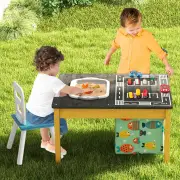Costway4-in-1 Kids Sand Water Activity Table with Foldable Storage Bin and Cloth Storage Bag