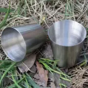 10 Pcs 30ml Portable Stainless Steel Wine Drinking Shot Glasses Barware Cup