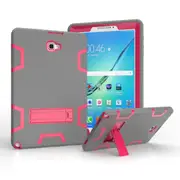 MCC Stylish Shockproof Samsung Galaxy Tab A 10.1 S-Pen Case Cover P585 [Grey+Magenta]