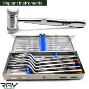 Implant Sinus Lift Concave Osteotome Mead Hammer With Sterilization Cassettes
