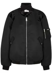 Coperni Cut-out Nylon Bomber Jacket - Black - S (UK8-10 / S) S (UK8-10 / S)