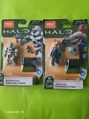 2 Mega Construx Halo Halo Infinite Jackal Freebooter & Spartan Trailblazer