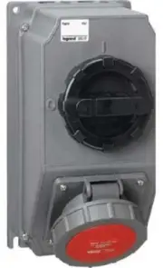 Legrand HYPRA COMBINED SOCKET WITH SWITCH LEG59263 32A 200-250V 2P+E Turn Button