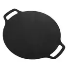(36cm)Korean Style BBQ Grill Pan Korean Round Griddle Non Stick 6 Layer Coat ID