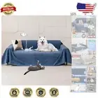 Durable Waterproof Cat Furniture Protector - Anti-Scratch 3-Cushion Sofa Cover