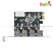 4 Port USB 3.0 PCI Express Card PC Karte Computer Controller Hub PCIe Adapter