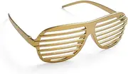 [KiRYu] Shutter Shades Fun Novelty Plastic Party Retro Fancy Dress Costume Prop Rave Club Eyewear Disco Adults 80's Sunglasses
