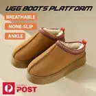 【SALE】UGG Boots Women Men Vegan Mini Platform Low Ankle Non-slip Slipper Boots