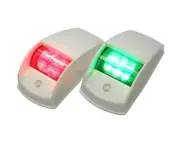 Navigation Port and Starboard LED Lights Side Mount Pair WHITE