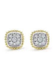 LAGOS Rittenhouse Pavé Diamond Stud Earrings in Silver at Nordstrom One Size