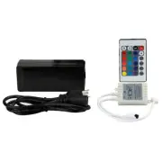 DC 12V 5A 60W Power Supply + 24Keys IR Remote Controller for RGB LED Strip Light