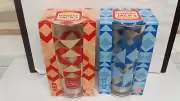 2 x HUNGRY JACKS SUMMER LIMITED EDITION GLASS 2024 Brand new RED & BLUE