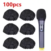 100Pack Disposable Microphone Pop Filter Hygiene Mike Foam Cover Odor Removal