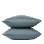 Coyuchi Cloud Soft Sateen Standard Pillowcases, Set of 2