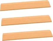 Generic 3pcs Slip Ramp for Indoor Use Slope Pad for Sweeping Lightweight Portable Design for Easy Navigation Doorways and Thresholds