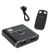 DisplayPort Switch+Remote Control DP1.4 Bidirectional Converter 8K 4K 2X1 or 1X2
