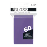 Ultra Pro: PRO-Gloss 60ct Small Deck Protector sleeves: Purple