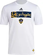 [adidas] Men's Los Angeles Galaxy Hook Short Sleeve Pre-Game Jersey