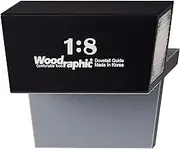Woodraphic All New Dovetail Hand Magnetic Saw Guide Jig Marker Marking Gauge Cut Wood Joints - Aluminium/Uhmwpe/Magnet/Slicone Skin/Upgraded Version - (1:8 for Hard Wood)