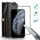 Detachable Leather Wallet Phone Case Soft-Touch Cover for Apple iPhone 13/13 Pro