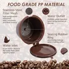 6Pcs Refillable Coffee Food Grade PP Capsules Reusable Coffee Pods Coffee toPJj