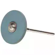 EDENTA GRS 023-123 BLUE DIAMOND MEDIUM POLISH ROUND FLAT EDGE WHEEL 25 X 2MM