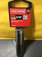 Craftsman 9/16" 6 Point 1/2”DR Deep Socket CMMT45932 - Brand New