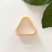 (3 Sizes) Rounded Triangle Polymer Clay Cutters
