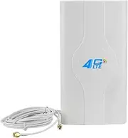 KMLPJP LF-ANT4G01 Indoor 88dBi 4G LTE MIMO Antenna with 2 PCS 2m Connector Wire, SMA Port for