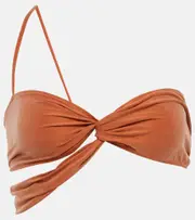 [Jacquemus] Jacquemus Le Bandeau Espelho bandeau top UK 8 orange