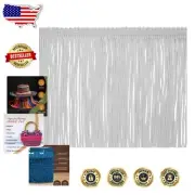 Elegant 4" Polyester Chainette Fringe Trim - 50 Yards for Crafts & Decor