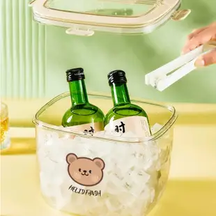 台灣現貨冰塊桶酒吧高顏值家用小冰桶啤酒桶裝冰塊的桶戶外野餐水果收納籃