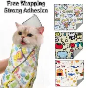 Cat Grooming Wrap: Self-Adherent, Anti-Bite, Anti-Scratch J2J3