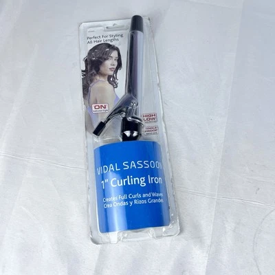 Vidal Sassoon VS122C Maxi 1" Inch Barrel Professional Curling Iron Waves Y2K New