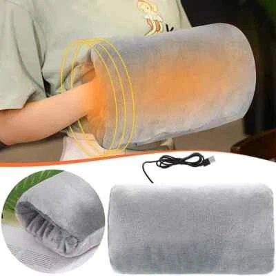 Heated Muff Hand Warmer, USB Electric Heating Pad for Cold Weather