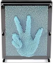 E-FirstFeeling 3D Pin Art Board - Extra Large 10" X 8" Impression Sculpture for Kids and Adults - Hand Mold Board Gift - Light Blue